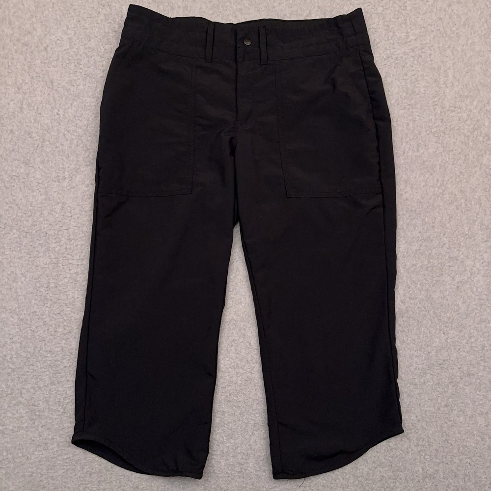 Columbia Summerdry Knee Pants Women's Small Black‎ Capri Lightweight HIking
